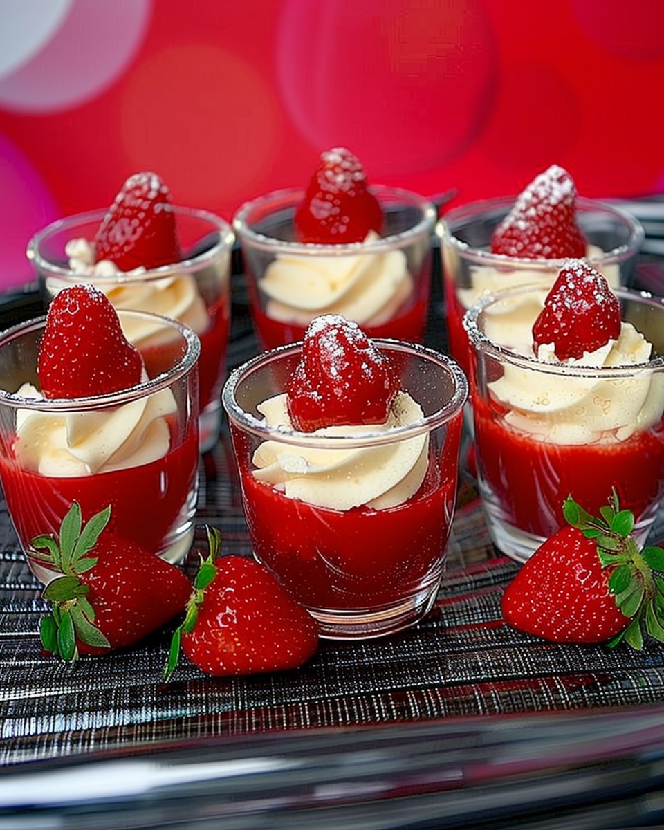 Strawberries With Vanill